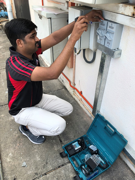Removal and Reinstatement of fuel pipe system at CPF Bishan Building
